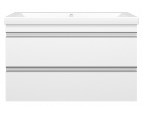 Приобрести Ингрид - 90 Тумба подвесная с 2 ящ.эмаль в магазине сантехники Santeh-Crystal.ru