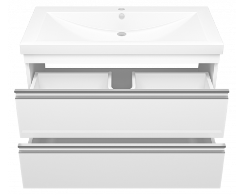 Приобрести Ингрид - 90 Тумба подвесная с 2 ящ.эмаль в магазине сантехники Santeh-Crystal.ru