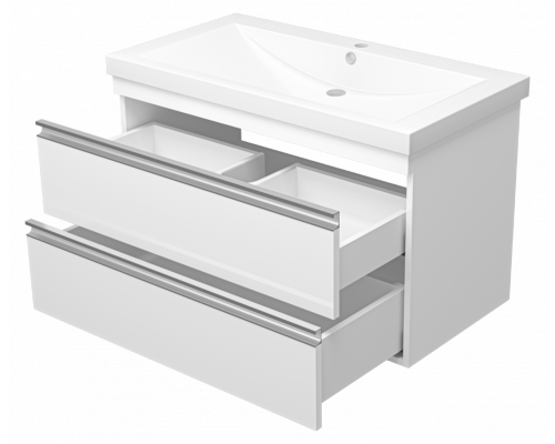 Приобрести Ингрид - 90 Тумба подвесная с 2 ящ.эмаль в магазине сантехники Santeh-Crystal.ru