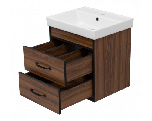 Приобрести Кедр - 50 Тумба подвесная с 2 ящ. в магазине сантехники Santeh-Crystal.ru