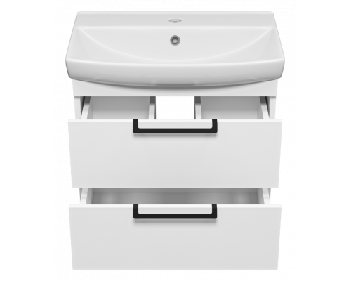 Купить Клермонт - 60 тумба подвесная 2 ящ. (эмаль) в магазине сантехники Santeh-Crystal.ru