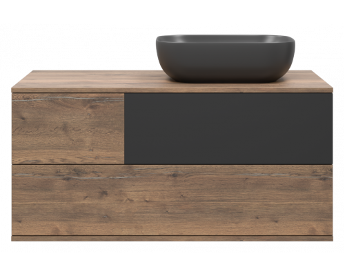 Приобрести Коломбо -100 Тумба подвесная 2 ящ. с отталк. прав. ДСП (Дуб Галифакс) в магазине сантехники Santeh-Crystal.ru