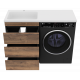 Купить Коломбо - 60 Тумба под стиральную машину напольная 3 ящ. в магазине сантехники Santeh-Crystal.ru