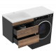 Заказать Коломбо - 60 Тумба под стиральную машину подвесная 2 ящ. в магазине сантехники Santeh-Crystal.ru