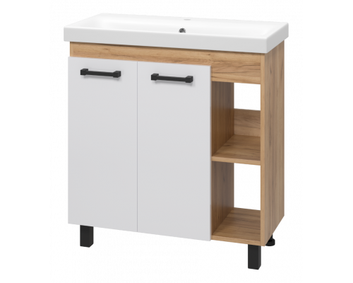 Приобрести Крафт - 80 Тумба напольная 2 дв. в магазине сантехники Santeh-Crystal.ru