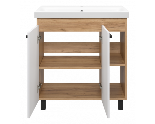 Приобрести Крафт - 80 Тумба напольная 2 дв. в магазине сантехники Santeh-Crystal.ru