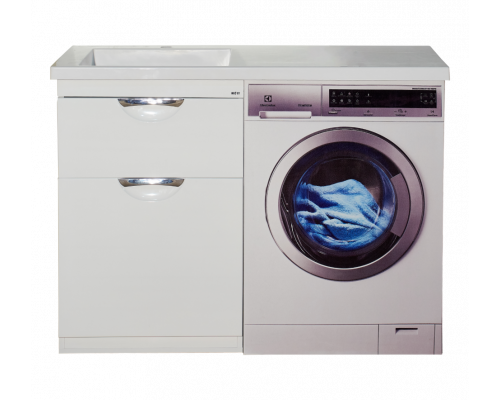 Приобрести Куба - 60 Тумба 1 ящ. под стиральную машину белая эмаль / Б/К в магазине сантехники Santeh-Crystal.ru