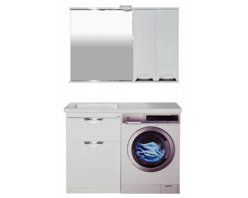 Приобрести Куба - 60 Тумба 1 ящ. под стиральную машину белая эмаль / Б/К в магазине сантехники Santeh-Crystal.ru