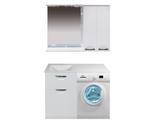 Приобрести Куба - 60 Тумба 1 ящ. под стиральную машину белая эмаль / Б/К в магазине сантехники Santeh-Crystal.ru