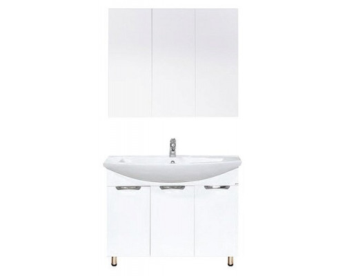 Приобрести Лаванда -105 Тумба прямая белая в магазине сантехники Santeh-Crystal.ru