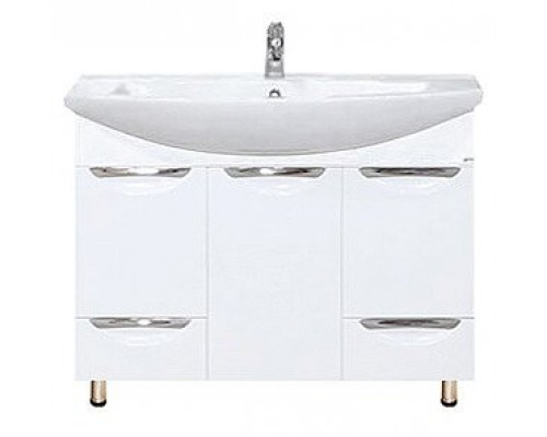 Заказать Лаванда -105 Тумба с 2 ящ. белая в магазине сантехники Santeh-Crystal.ru