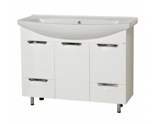 Заказать Лаванда -105 Тумба с 2 ящ. белая в магазине сантехники Santeh-Crystal.ru