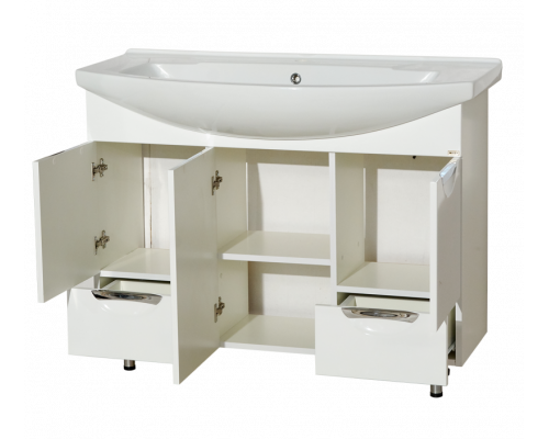 Заказать Лаванда -105 Тумба с 2 ящ. белая в магазине сантехники Santeh-Crystal.ru