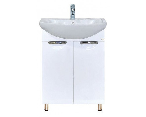 Приобрести Лаванда - 50 Тумба прямая белая в магазине сантехники Santeh-Crystal.ru