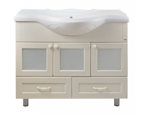 Заказать Латте -105 Тумба с 2 ящ. бежевая эмаль в магазине сантехники Santeh-Crystal.ru