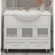 Купить Латте -105 Тумба с 2 ящ. белая эмаль в магазине сантехники Santeh-Crystal.ru