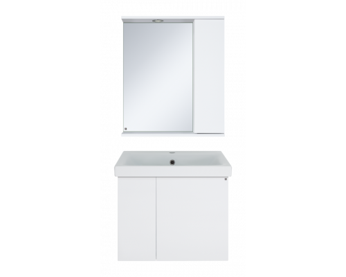 Купить Лира - 60 Тумба прямая подвесная белая эмаль с отталкив. в магазине сантехники Santeh-Crystal.ru