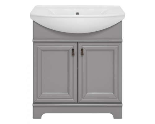 Заказать Лувр - 65 Тумба напольная, серая в магазине сантехники Santeh-Crystal.ru