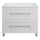 Приобрести Марта -100 Тумба напольная 2 ящ. белая эмаль (глянец) в магазине сантехники Santeh-Crystal.ru