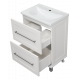 Приобрести Марта - 60 Тумба напольная 2 ящ. белая эмаль (глянец) в магазине сантехники Santeh-Crystal.ru