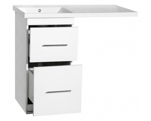 Купить Мексика - 50 Тумба под стиральную машину белая эмаль в магазине сантехники Santeh-Crystal.ru