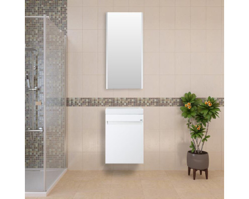 Купить Эко мини - 40 Тумба подвесная, белая в магазине сантехники Santeh-Crystal.ru