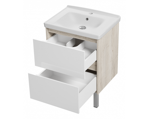 Заказать Мускат - 60 Тумба напольная 2 ящ. в магазине сантехники Santeh-Crystal.ru