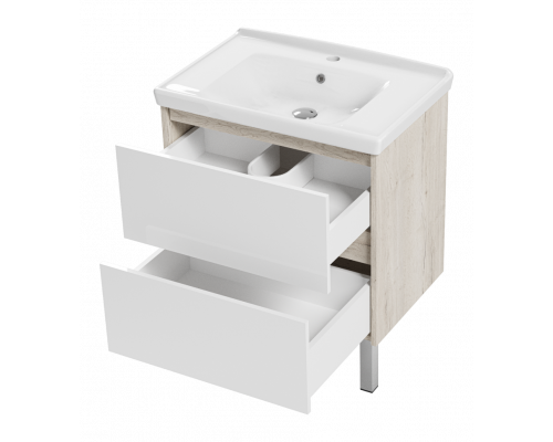 Купить Мускат - 70 Тумба напольная 2 ящ. в магазине сантехники Santeh-Crystal.ru