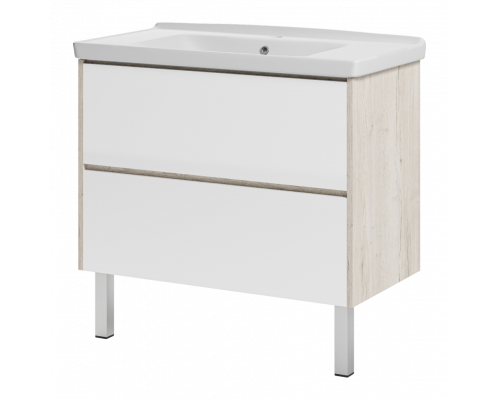 Заказать Мускат - 90 Тумба напольная 2 ящ. в магазине сантехники Santeh-Crystal.ru