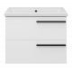 Купить Ненси - 70 Тумба подвесная 2 ящ белая мат. эмаль в магазине сантехники Santeh-Crystal.ru