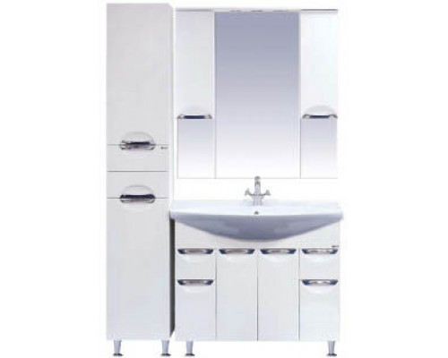 Заказать Орхидея- 105 Тумба 2 ящ. белая эмаль в магазине сантехники Santeh-Crystal.ru