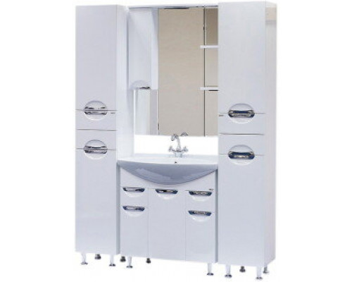 Заказать Орхидея - 75 Тумба 2 ящ. (корзина) белая эмаль в магазине сантехники Santeh-Crystal.ru