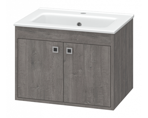 Приобрести Пайн - 60 Тумба прямая подвесная (Дуб Уайт Ревер) в магазине сантехники Santeh-Crystal.ru