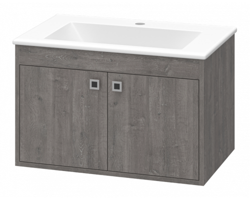 Приобрести Пайн - 70 Тумба прямая подвесная (Дуб Уайт Ревер) в магазине сантехники Santeh-Crystal.ru