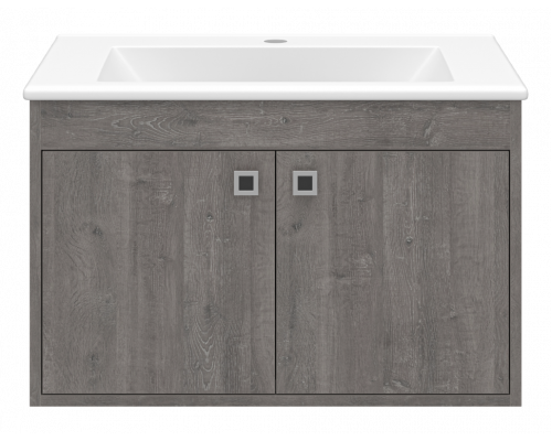 Приобрести Пайн - 70 Тумба прямая подвесная (Дуб Уайт Ревер) в магазине сантехники Santeh-Crystal.ru