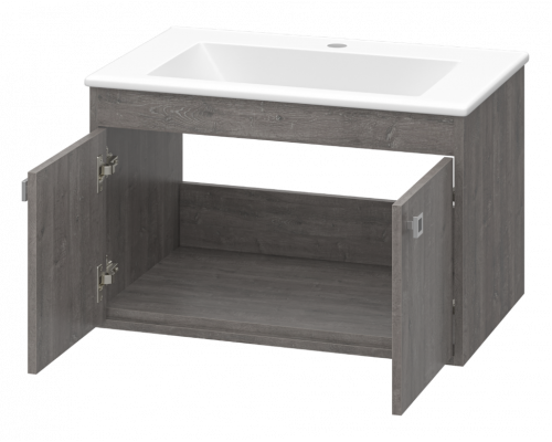 Приобрести Пайн - 70 Тумба прямая подвесная (Дуб Уайт Ревер) в магазине сантехники Santeh-Crystal.ru