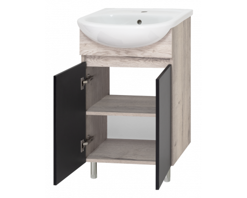 Заказать Поло - 50 Тумба напольная прямая комбинир. в магазине сантехники Santeh-Crystal.ru