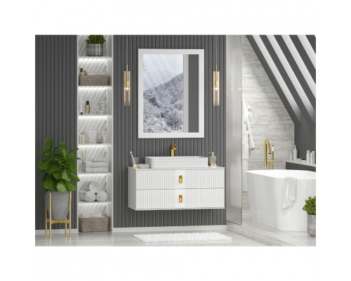 Купить SEVILLA -105 Тумба подвесная с 2 ящ. белый в магазине сантехники Santeh-Crystal.ru