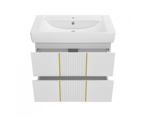 Приобрести VEGA - 80 Тумба подвесная с 2 ящ. белый в магазине сантехники Santeh-Crystal.ru