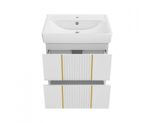 Купить VEGA - 60 Тумба подвесная с 2 ящ. белый в магазине сантехники Santeh-Crystal.ru