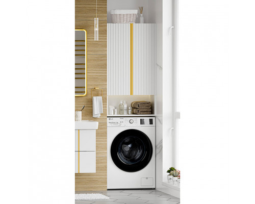 VEGA - 60 Шкаф подвесной над стиральной машиной, белый