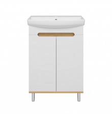 Сканди - 60 тумба напольная 2 дв бел./графит