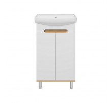 Сканди - 50 тумба напольная 2 дв бел./графит