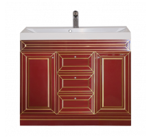 Vena - 90 Тумба с 3 ящ.бордо патина