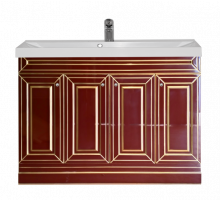 Vena -120 Тумба прямая бордо патина