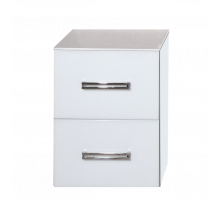 Атланта - 38 тумба подвесная  2ящ. BL - 01G белый жасмин