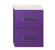Атланта - 38 тумба подвесная  2ящ. BL - 17M (сиреневый)