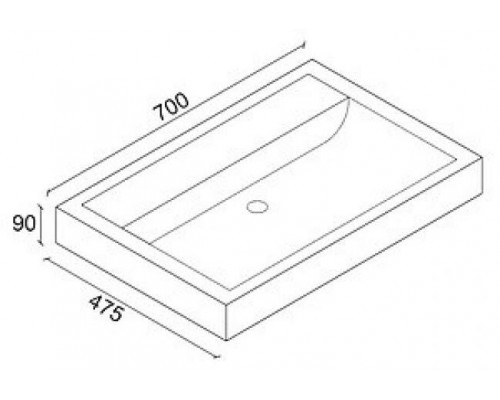Купить Венера - 70 Тумба с 2 ящ. комбинированная в магазине сантехники Santeh-Crystal.ru