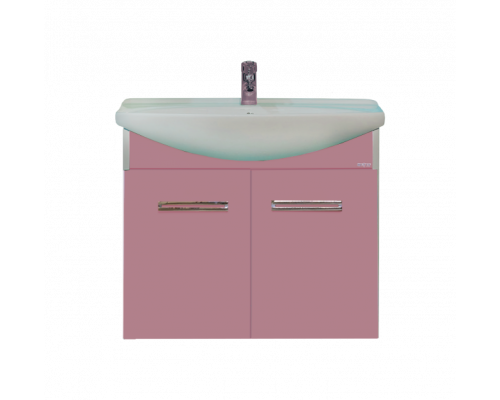 Купить Джулия - 65 Тумба подвесная розовая в магазине сантехники Santeh-Crystal.ru