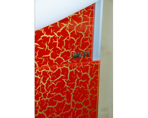 Приобрести Джулия - 65 Тумба прямая КРАКОЛЕТ красный в магазине сантехники Santeh-Crystal.ru